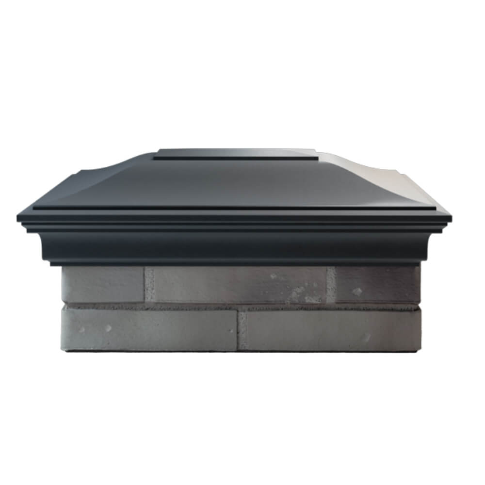 Колпак Zking Монблан Серый на столб 2х1.5 кирпича (515х385мм) в Одинцово фото