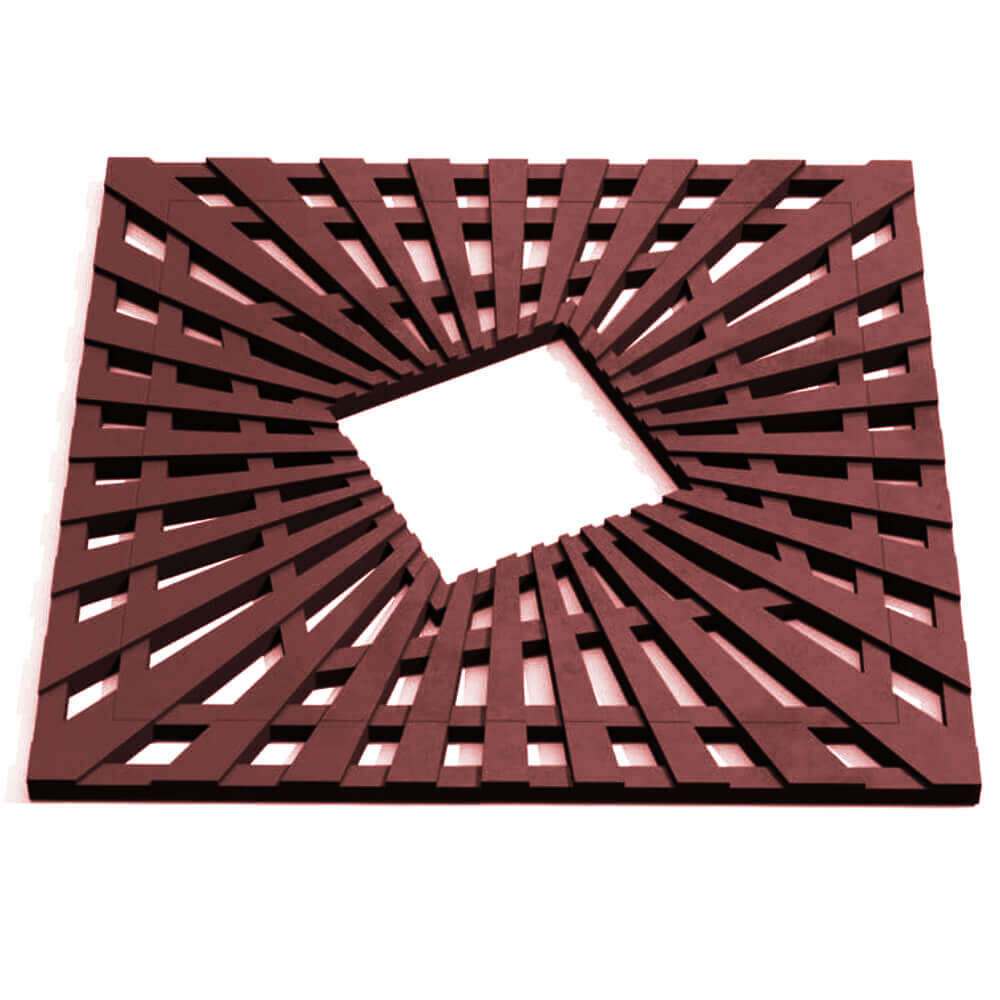 Приствольная решетка для дерева ZKING ATMOSPHERE 1.2х1.2м Коричневая Одинцово фото