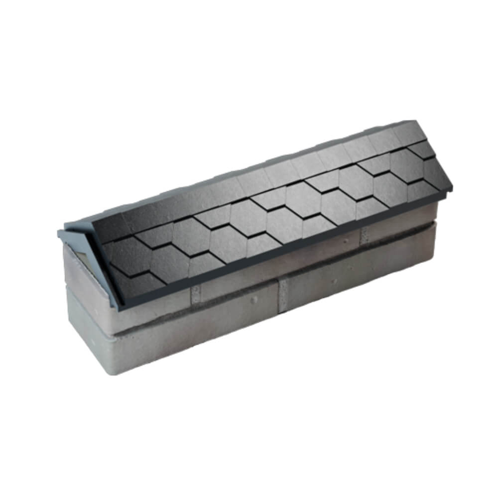 Парапет Zking Эверест Черный с посадкой на 0.5 кирпича (130мм) в Одинцово фото