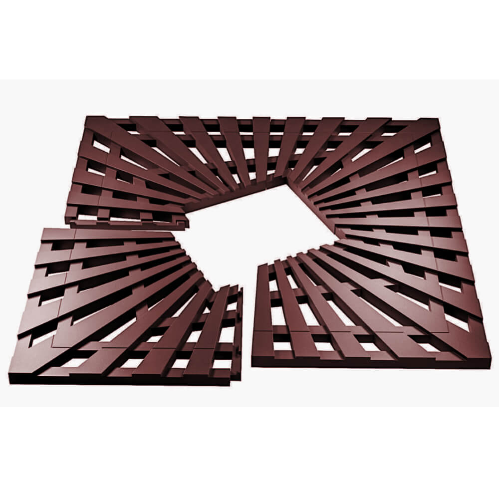 Приствольная решетка для дерева ZKING ATMOSPHERE 1.2х1.2м Коричневая в Одинцово фото