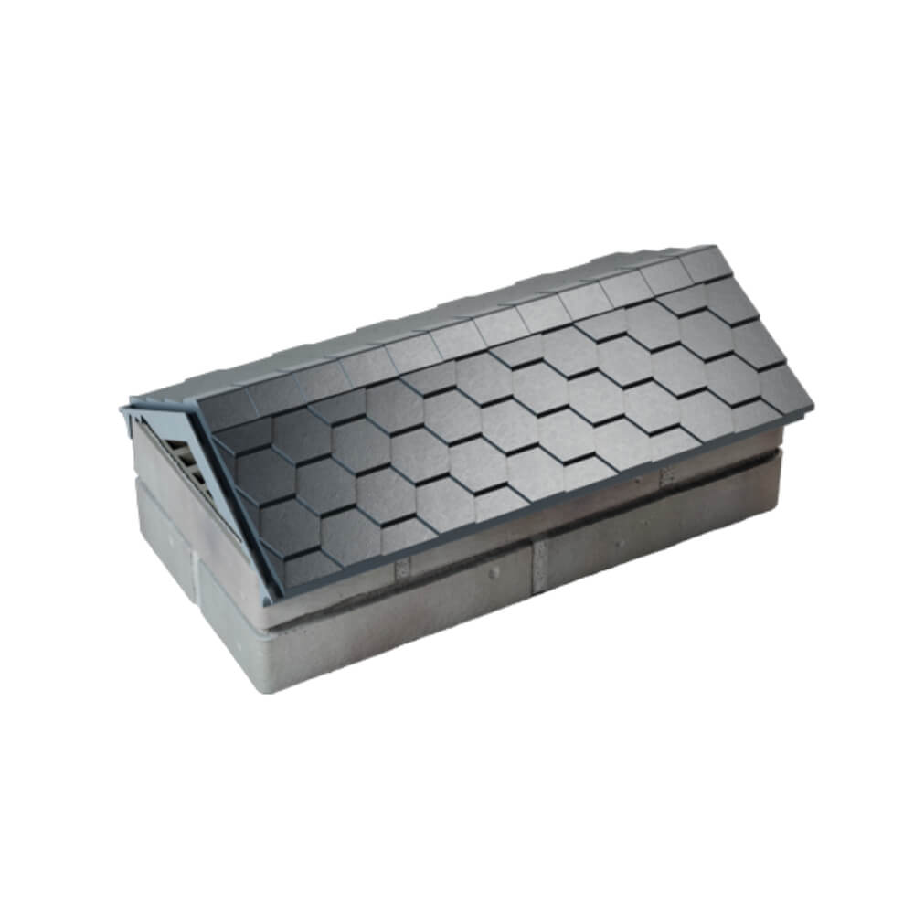 Парапет Zking Эверест Серый с посадкой на 1 кирпич (200/225/255мм) в Одинцово фото