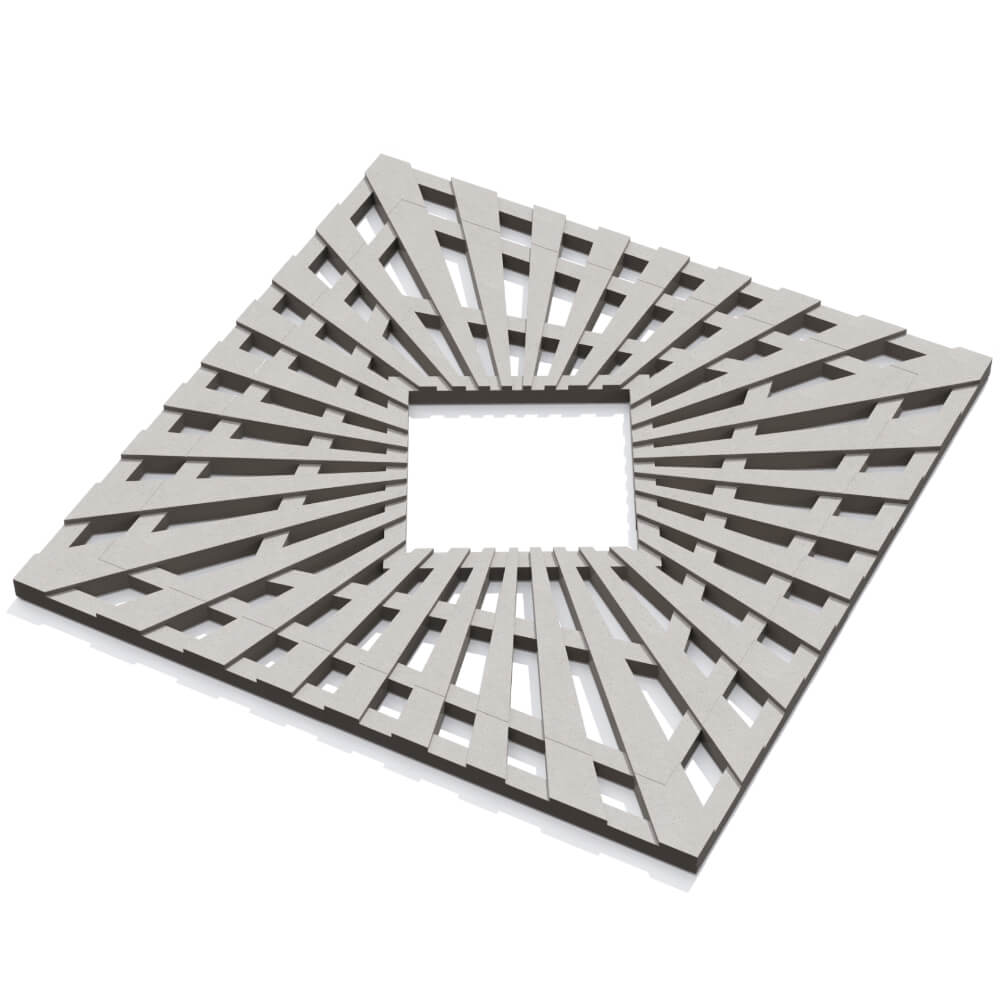 Приствольная решетка для дерева ZKING ATMOSPHERE 1.2х1.2м Бежевая в Одинцово фото