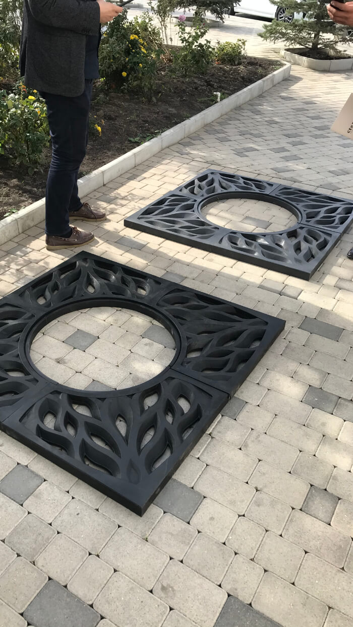 Приствольная решетка для дерева ZKING CRUST 1.2х1.2м Черная в Одинцово фото