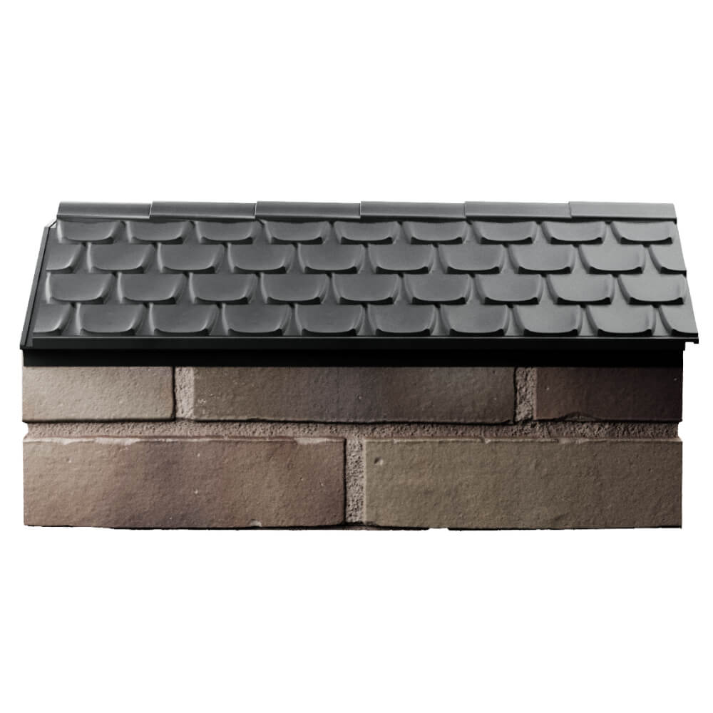 Парапет Zking Эльбрус Серый с посадкой на 1 кирпич (255мм) в Одинцово фото