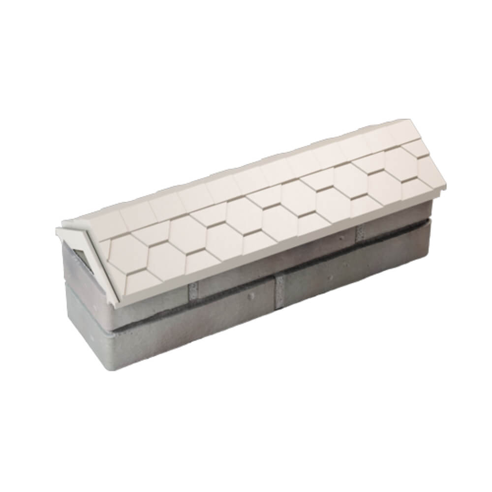 Парапет Zking Эверест Бежевый с посадкой на 0.5 кирпича (130мм) в Одинцово фото