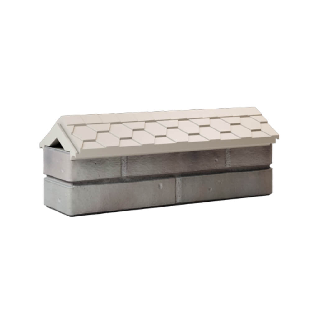 Парапет Zking Эверест Бежевый с посадкой на 0.5 кирпича (130мм) Одинцово фото