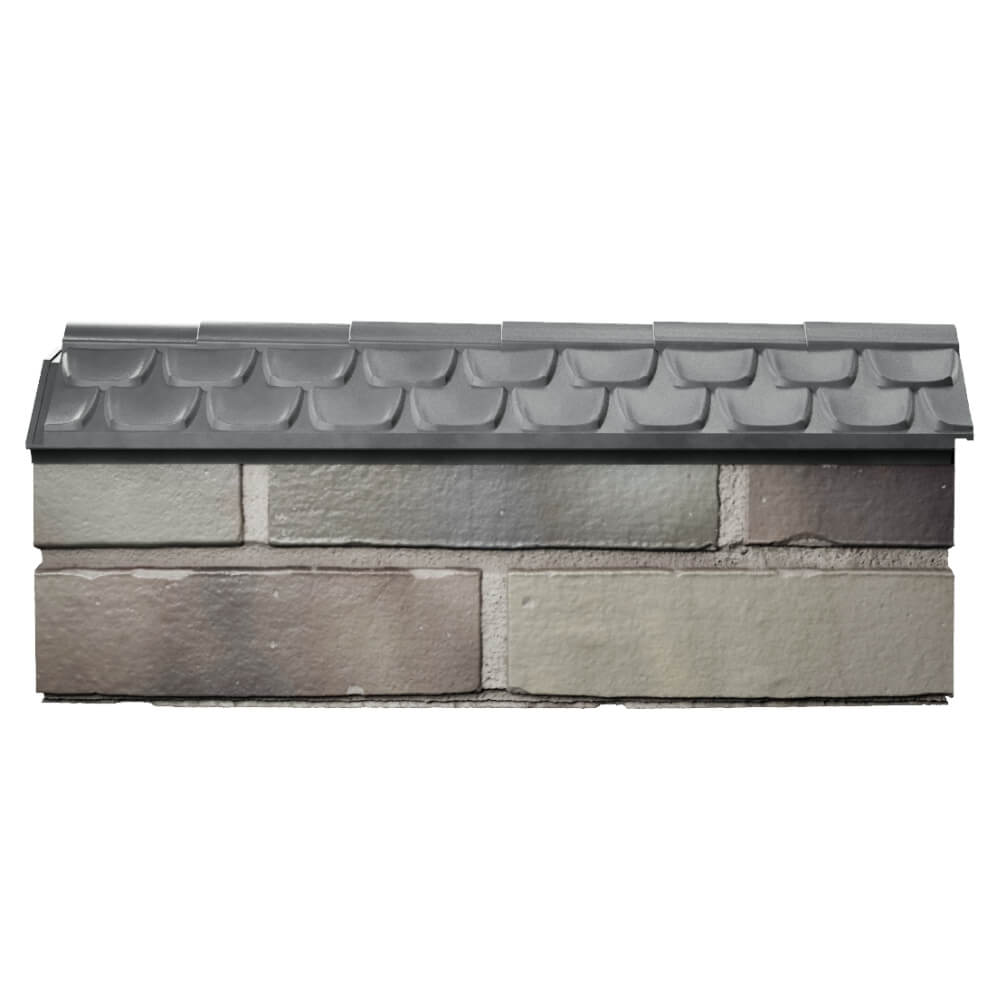 Парапет Zking Эльбрус Серый с посадкой на 0.5 кирпича (130мм) в Одинцово фото