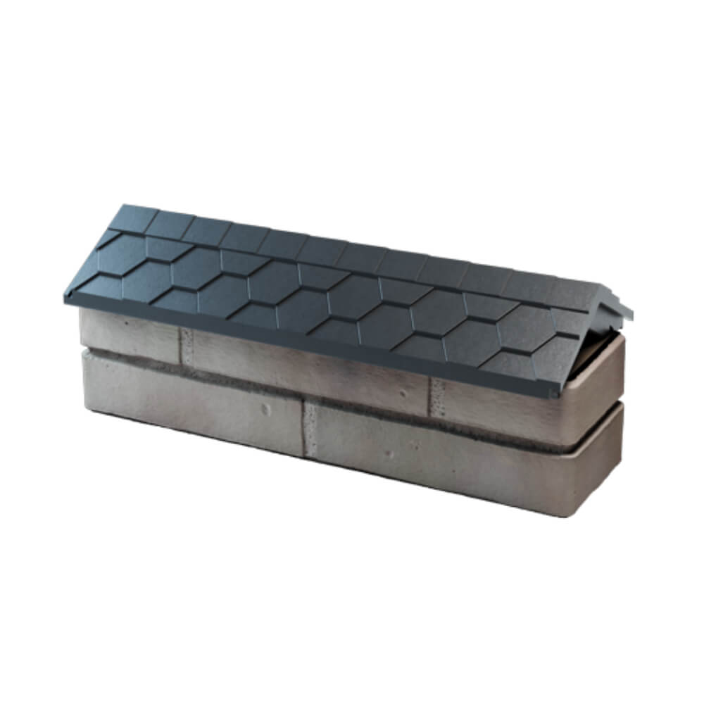 Парапет Zking Эверест Серый с посадкой на 0.5 кирпича (130мм) в Одинцово фото