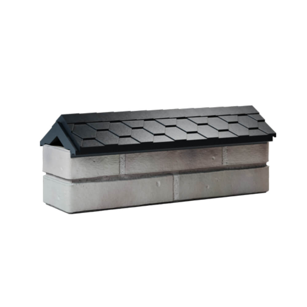 Парапет Zking Эверест Черный с посадкой на 0.5 кирпича (130мм) Одинцово фото