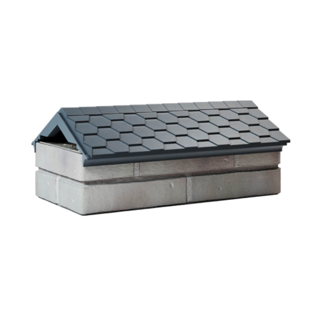 Парапет Zking Эверест Серый с посадкой на 1 кирпич (200/225/255мм) Одинцово фото