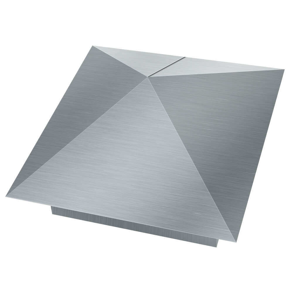 Колпак металлический 380х380мм оцинкованный заборный Одинцово фото