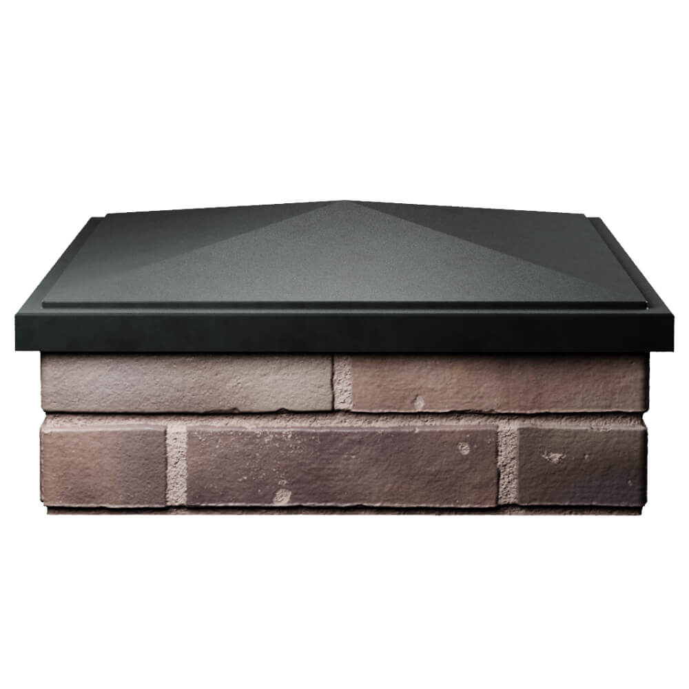 Колпак Zking БонаМоно Черный на столб 2х2 кирпича (515х515, 530х530мм) Одинцово фото