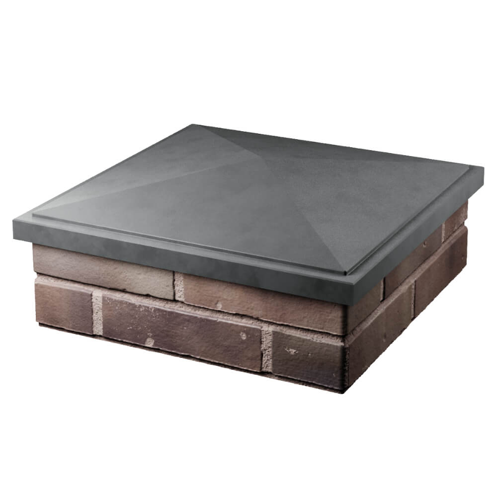 Колпак Zking БонаМоно Серый на столб 2х2 кирпича (515х515, 530х530мм) в Одинцово фото