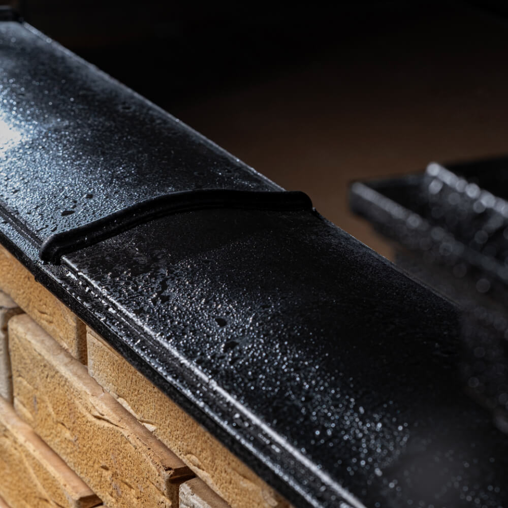 Парапет Zking Монблан Черный посадка на 0.5 кирпича (130мм) в Одинцово фото