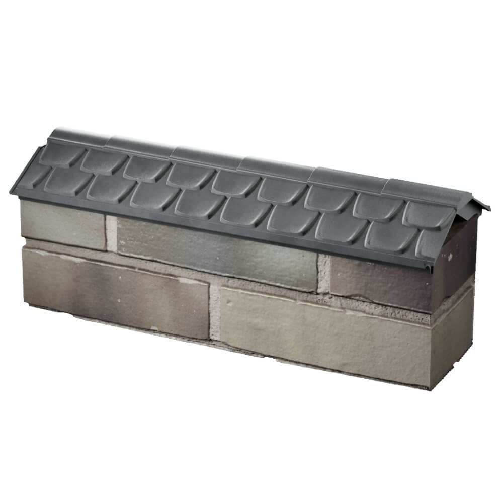 Парапет Zking Эльбрус Серый с посадкой на 0.5 кирпича (130мм) в Одинцово фото