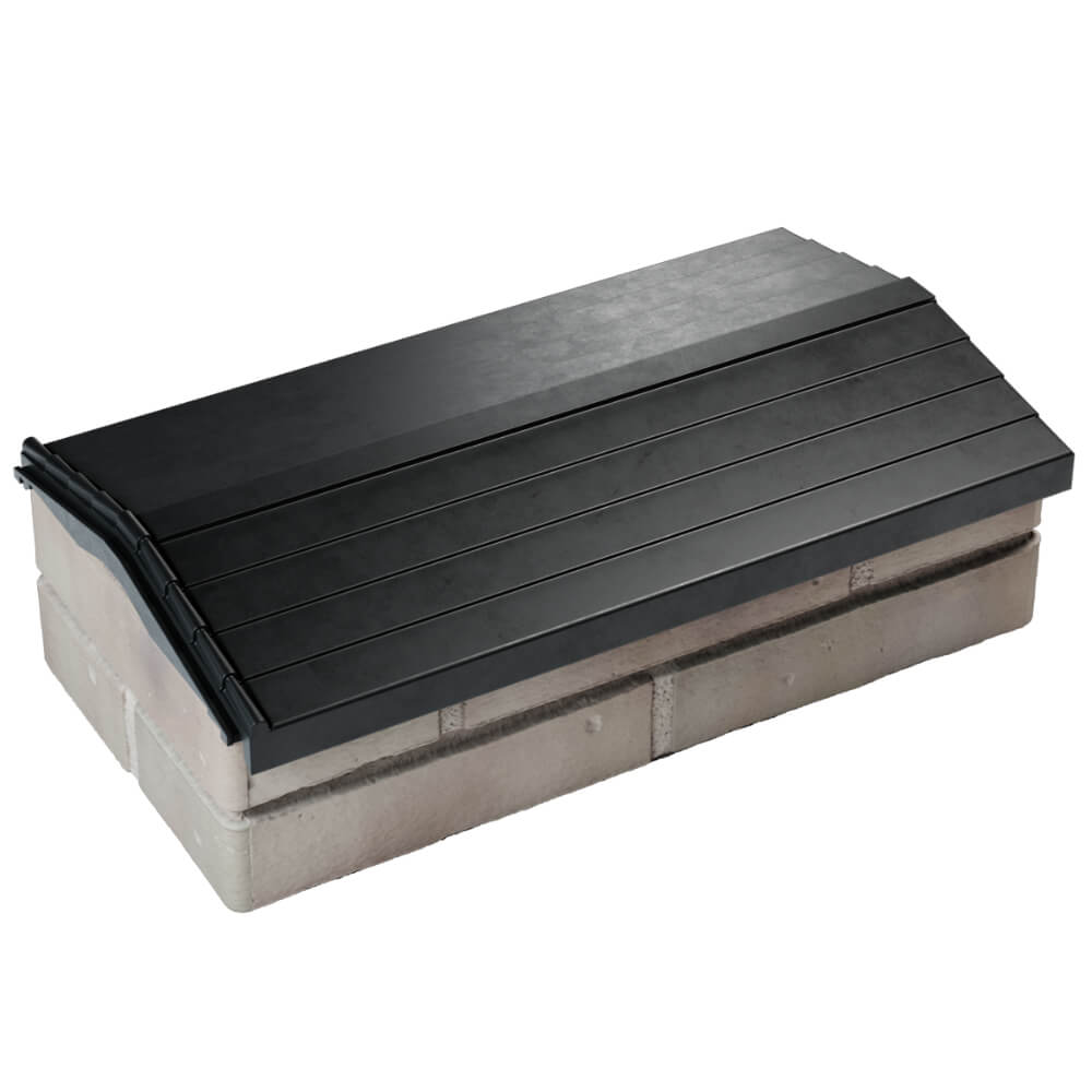 Парапет Zking Бона ХайТек Черный с посадкой на 1 кирпич (200/225/255мм) в Одинцово фото