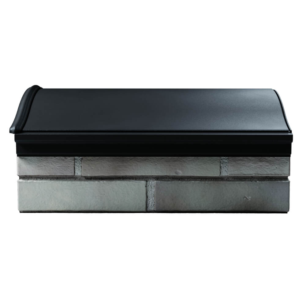 Парапет Zking Монблан Черный посадка на 1.5 кирпича (355/385мм) в Одинцово фото