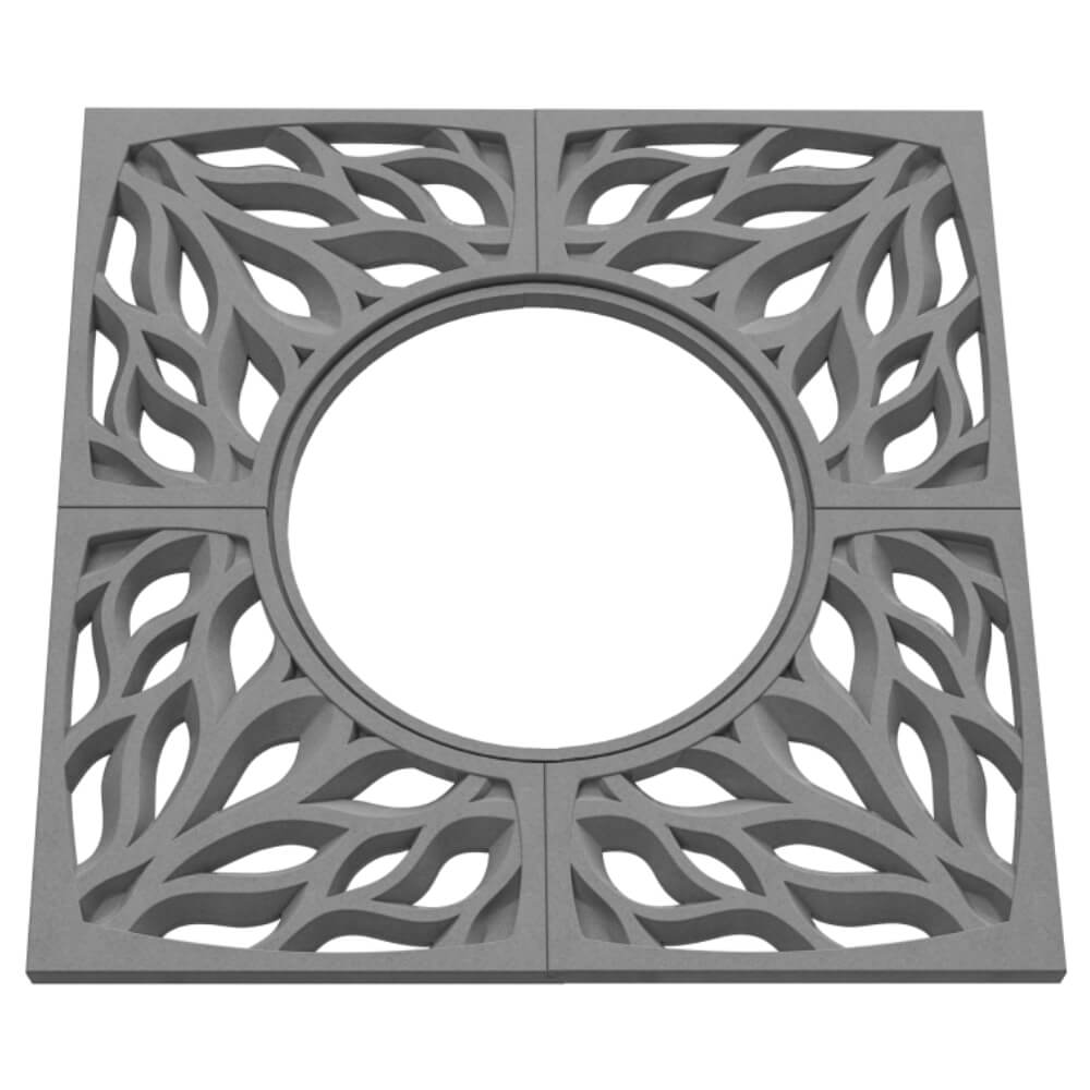 Приствольная решетка для дерева ZKING CRUST 1.2х1.2м Серая в Одинцово фото