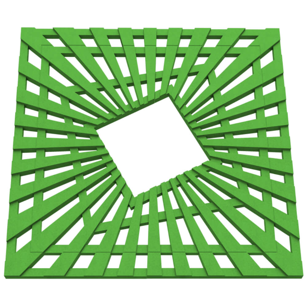 Приствольная решетка для дерева ZKING ATMOSPHERE 1.2х1.2м Зеленая в Одинцово фото