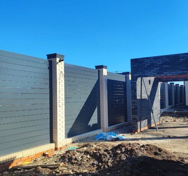 Колпак Zking Бона ХайТек Серый на столб 1.5х1.5 кирпича (385х385мм) в Одинцово фото