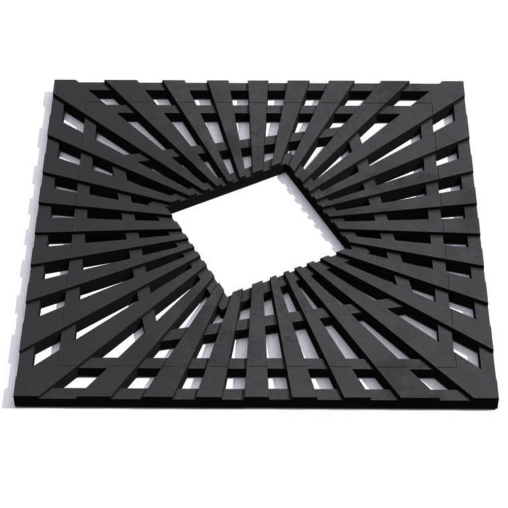 Приствольная решетка для дерева ZKING ATMOSPHERE 1.2х1.2м Черная Одинцово фото