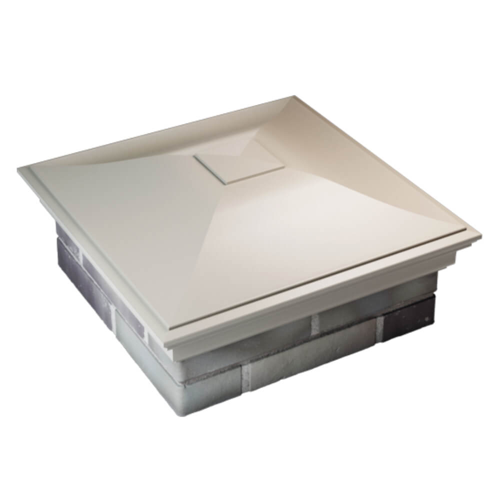 Колпак Zking Монблан Бежевый на столб 2х2 кирпича (515х515мм) Одинцово фото