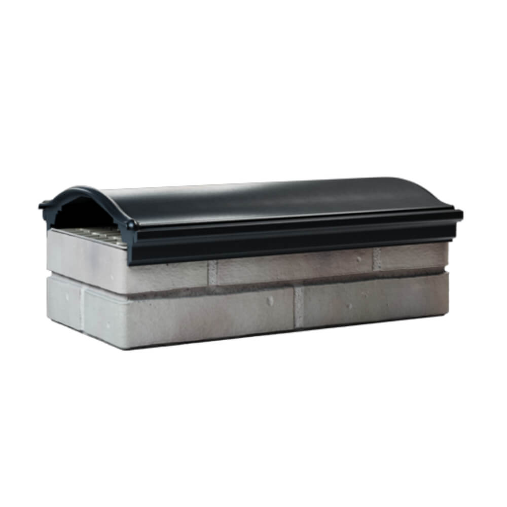 Парапет Zking Монблан Черный посадка на 1 кирпич (200/225/255мм) Одинцово фото