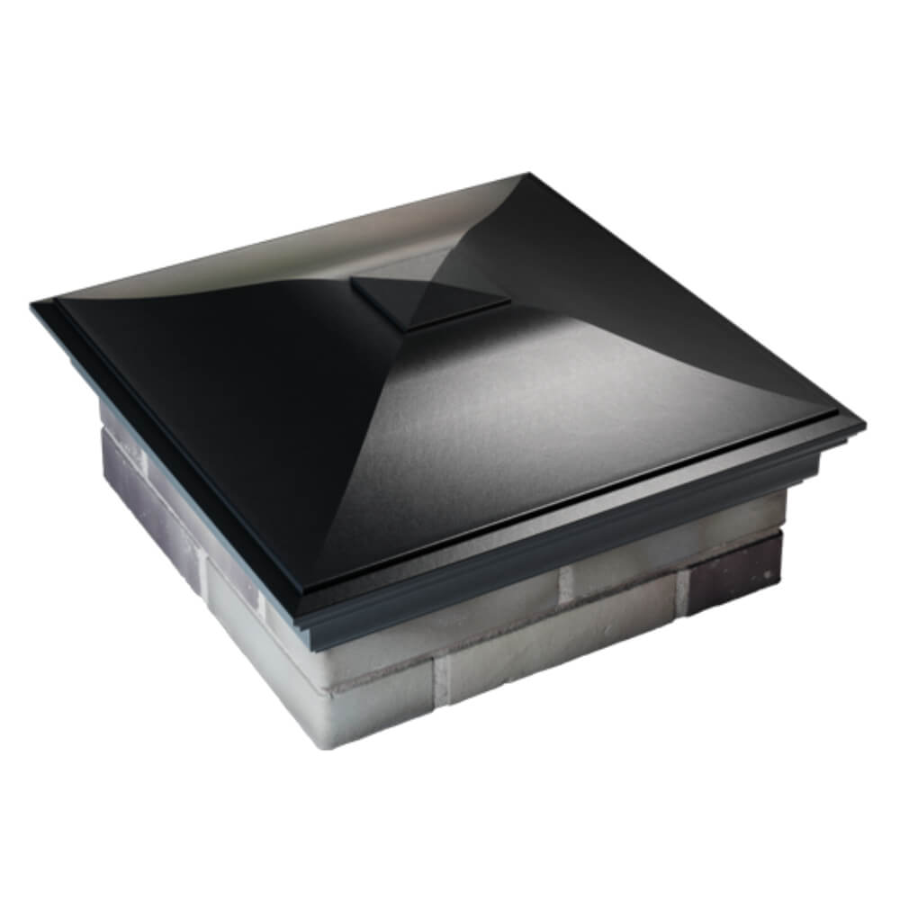 Колпак Zking Монблан Черный на столб 2х2 кирпича (515х515мм) Одинцово фото