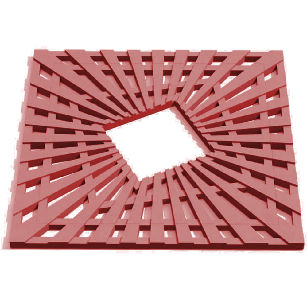 Приствольная решетка для дерева ZKING ATMOSPHERE 1.2х1.2м Красная Одинцово фото