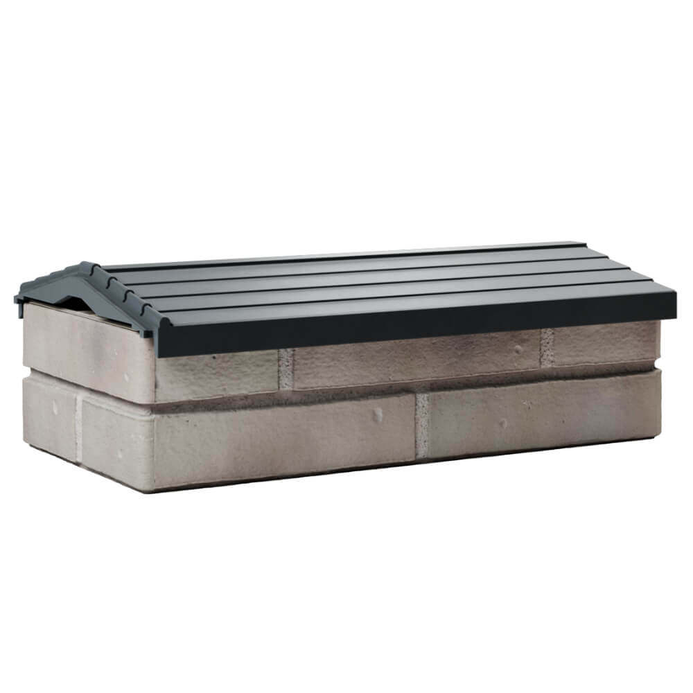 Парапет Zking Бона ХайТек Серый с посадкой на 1 кирпич (200/225/255мм) Одинцово фото