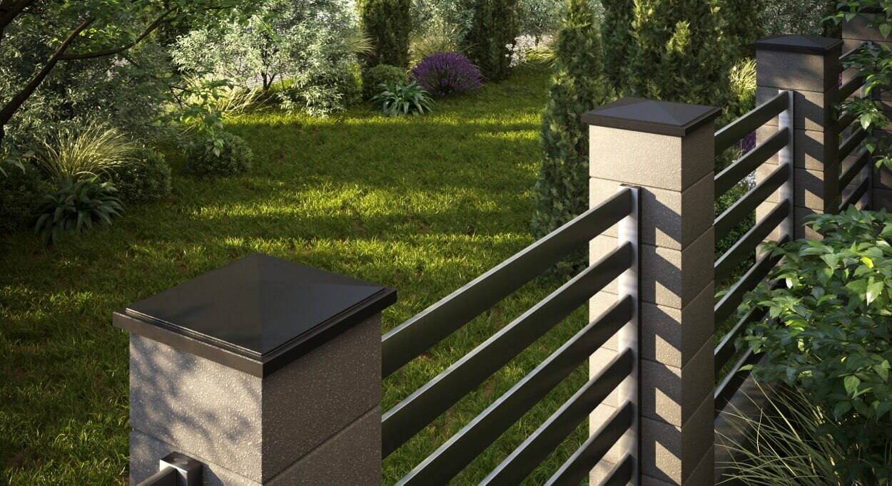 Колпак Zking БонаМоно Коричневый на столб 1.5х1.5 кирпича (385х385, 400х400мм) в Одинцово фото