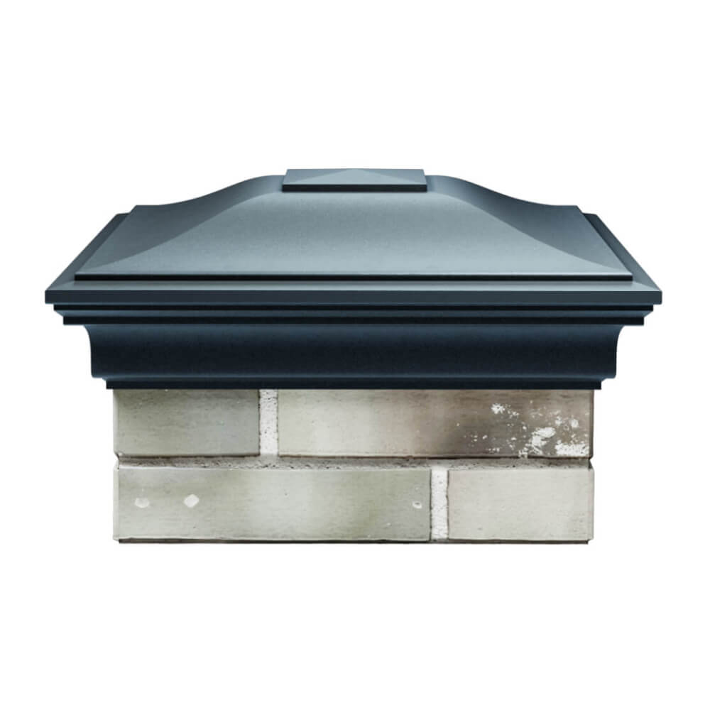 Колпак Zking Монблан Серый на столб 1.5х1.5 еврокирпича 0.7НФ (355х355мм) Одинцово фото