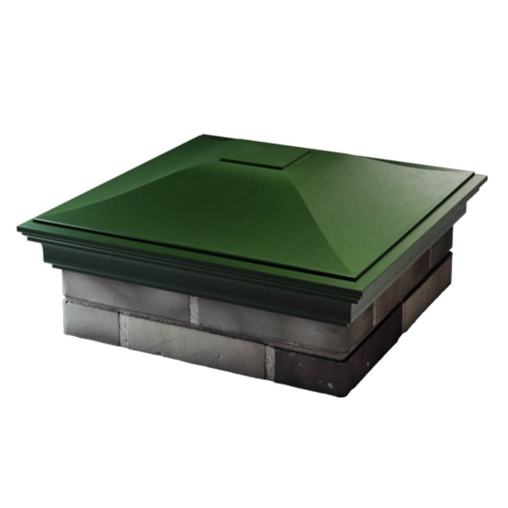 Колпак Zking Монблан Зеленый на столб 2х2 кирпича (515х515мм) в Одинцово фото