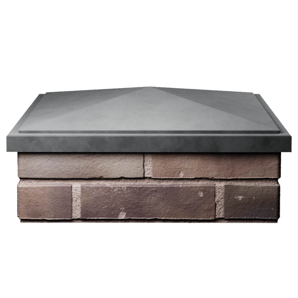 Колпак Zking БонаМоно Серый на столб 2х2 кирпича (515х515, 530х530мм) Одинцово фото