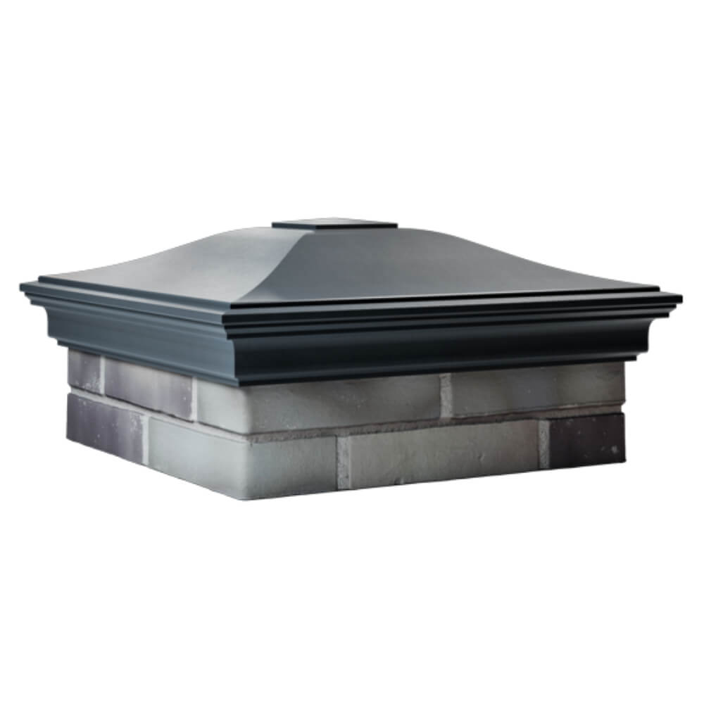 Колпак Zking Монблан Серый на столб 2х2 кирпича (515х515мм) в Одинцово фото