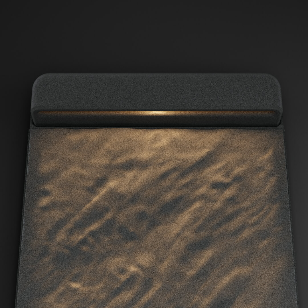 LED Светильник для шаговой плиты STONE Графитовый Серый 330х75х98мм в Одинцово фото