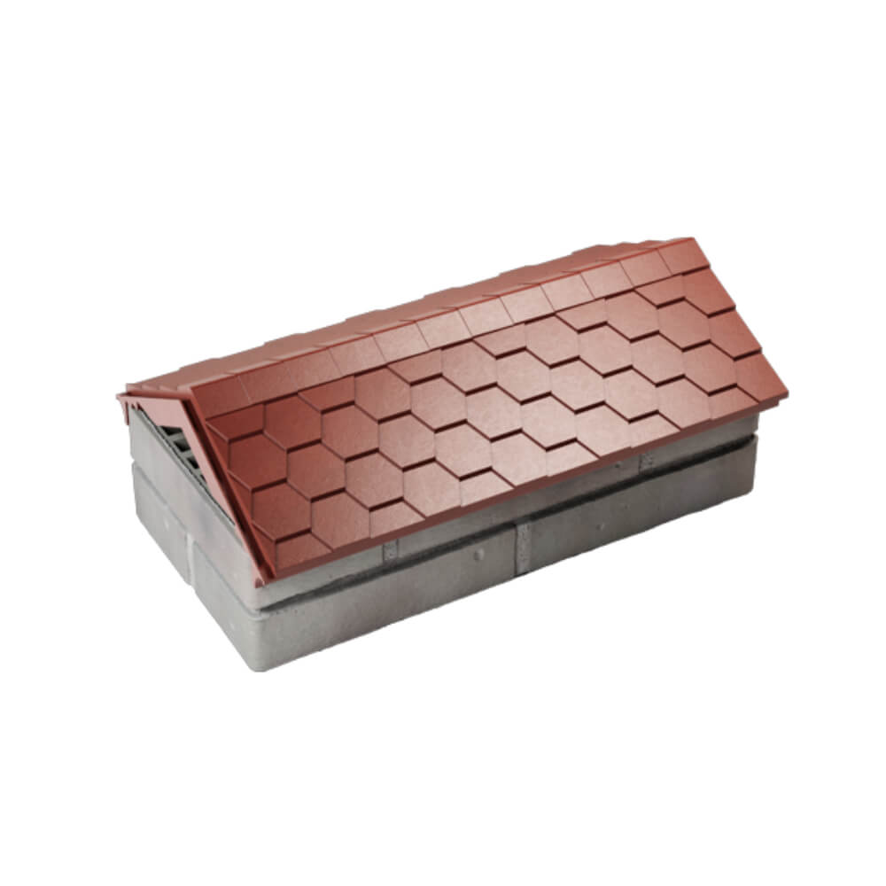 Парапет Zking Эверест Красный с посадкой на 1 кирпич (200/225/255мм) в Одинцово фото