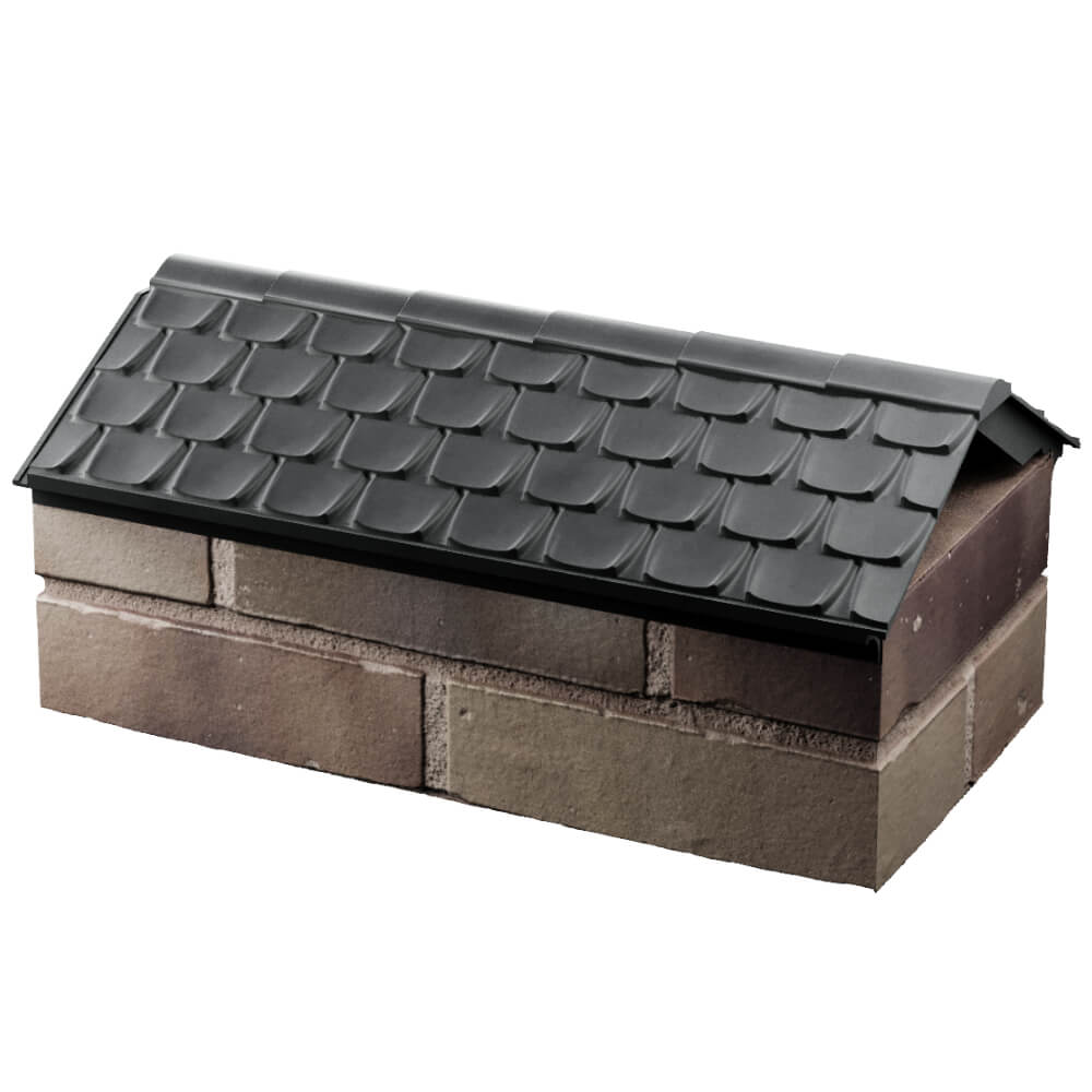 Парапет Zking Эльбрус Серый с посадкой на 1 кирпич (255мм) в Одинцово фото