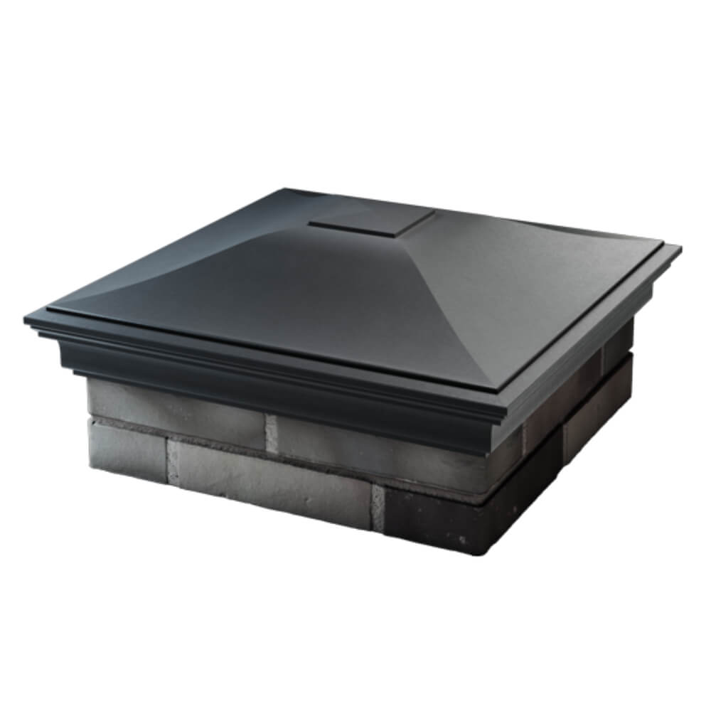 Колпак Zking Монблан Серый на столб 2х2 кирпича (515х515мм) в Одинцово фото