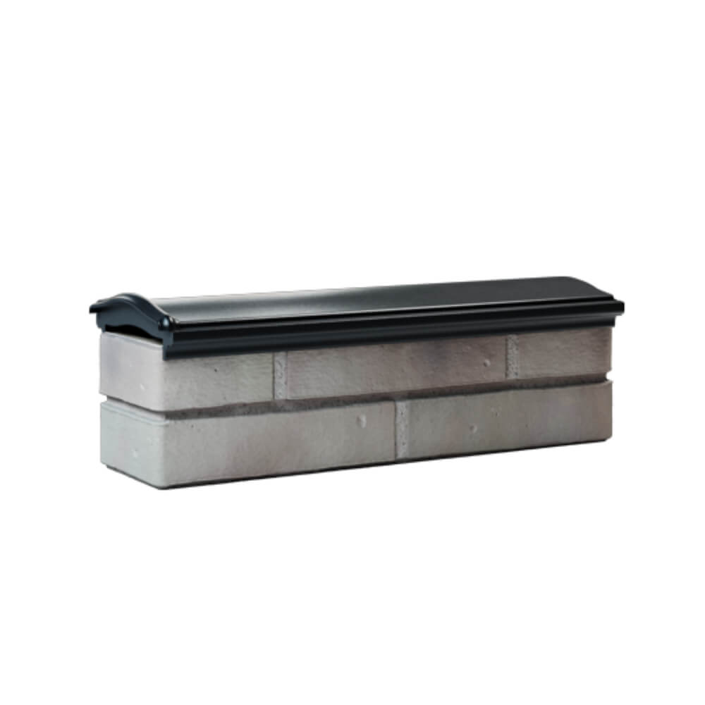 Парапет Zking Монблан Черный посадка на 0.5 кирпича (130мм) Одинцово фото