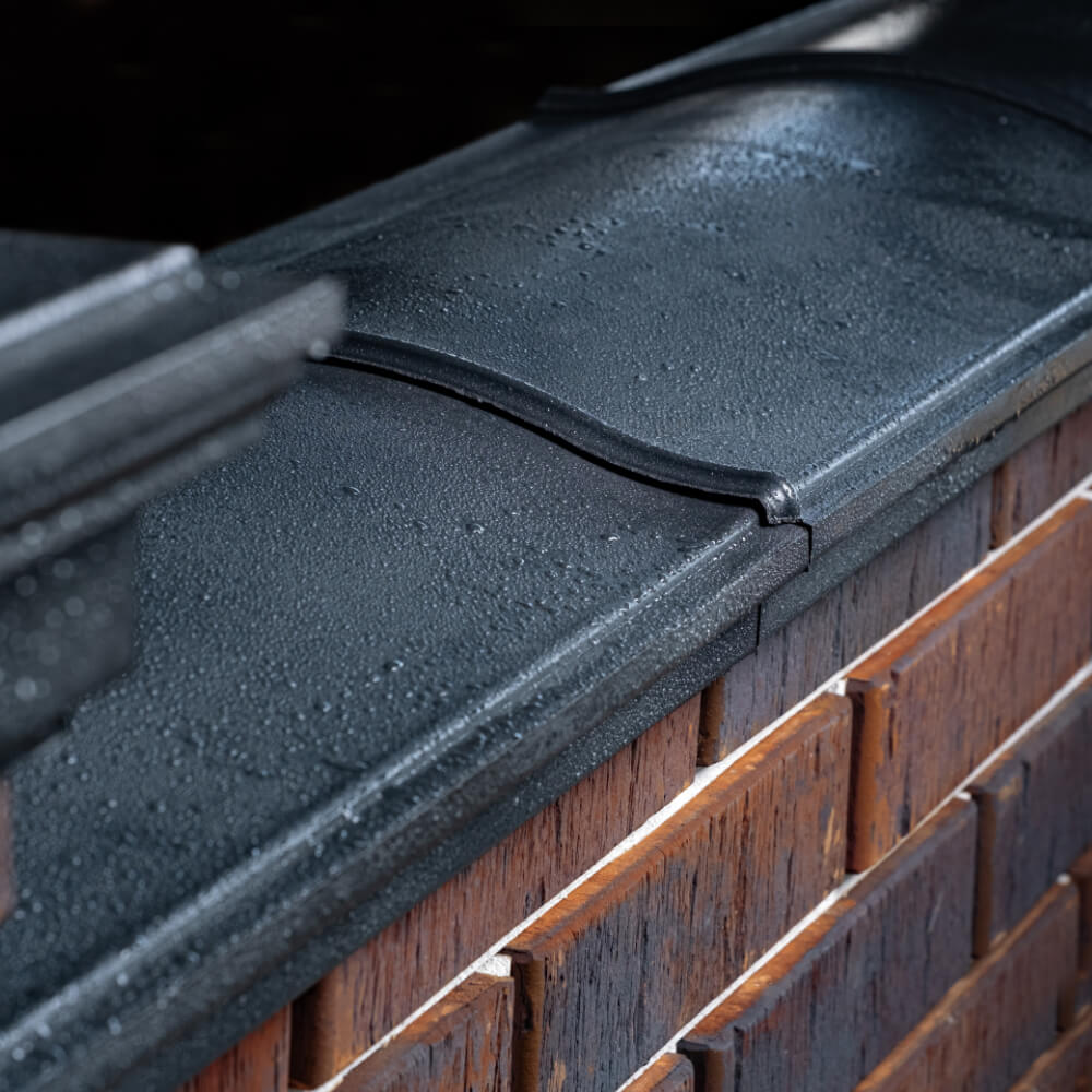 Парапет Zking Монблан Черный посадка на 0.5 кирпича (130мм) в Одинцово фото