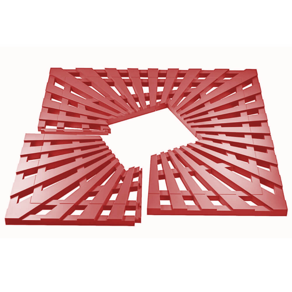 Приствольная решетка для дерева ZKING ATMOSPHERE 1.2х1.2м Красная в Одинцово фото