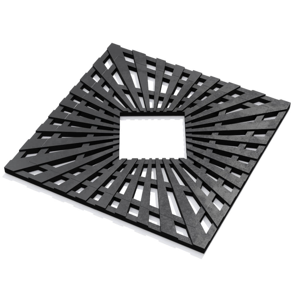 Приствольная решетка для дерева ZKING ATMOSPHERE 1.2х1.2м Черная в Одинцово фото