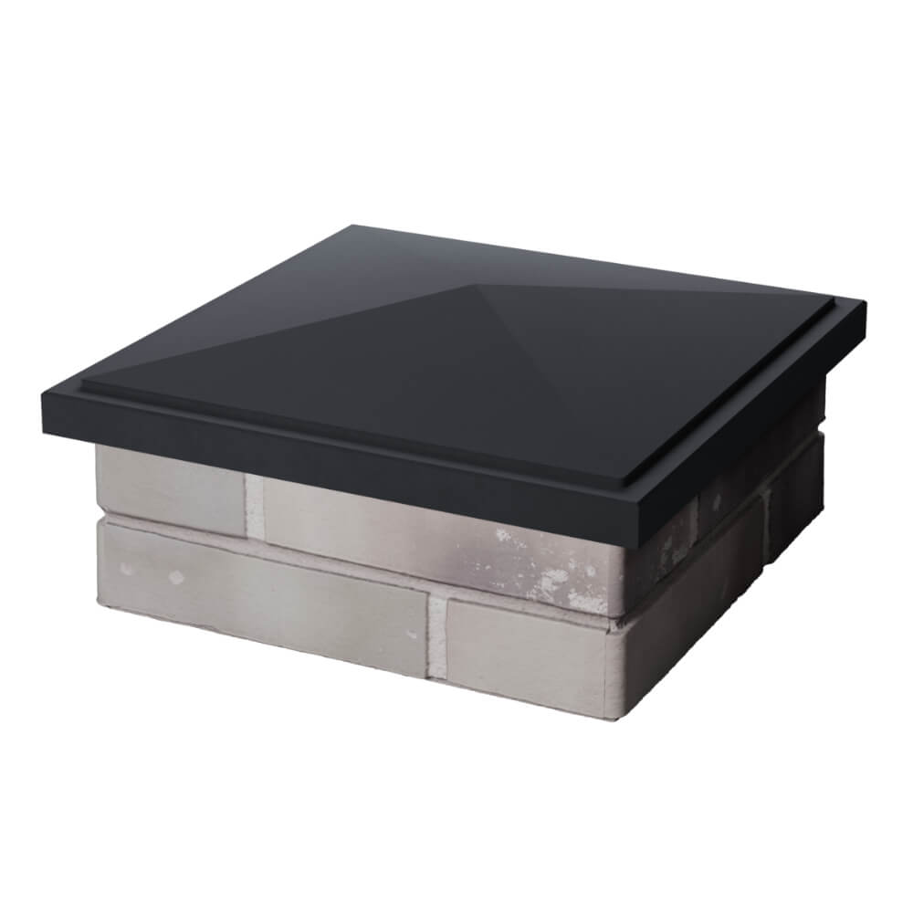 Колпак Zking БонаМоно Серый на столб 1.5х1.5 кирпича (385х385, 400х400мм) в Одинцово фото