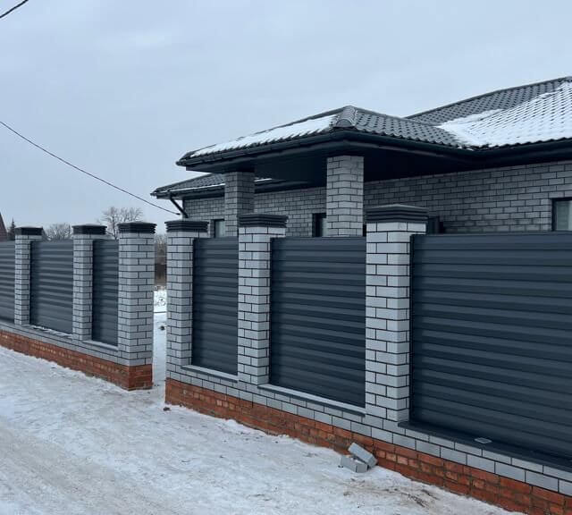 Колпак Zking Бона ХайТек Серый на столб 1.5х1.5 кирпича (385х385мм) в Одинцово фото