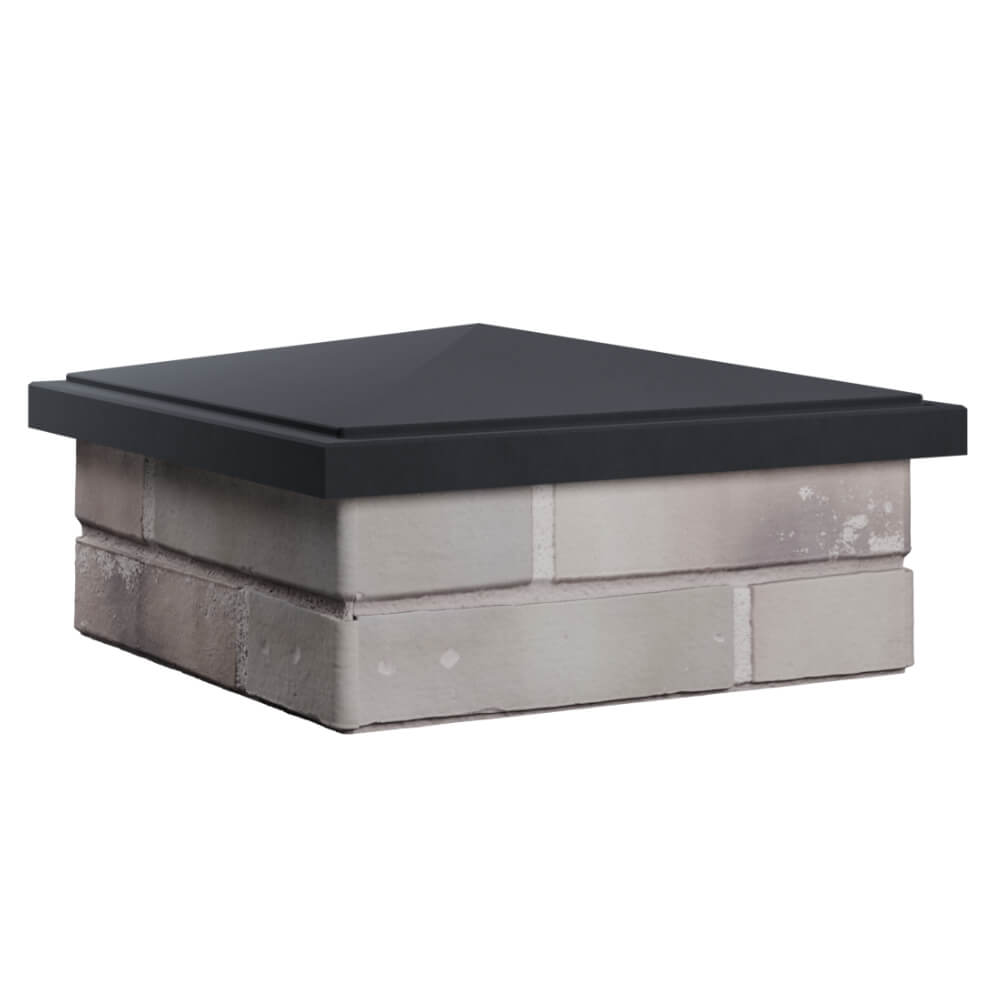 Колпак Zking БонаМоно Серый на столб 1.5х1.5 кирпича (385х385, 400х400мм) в Одинцово фото