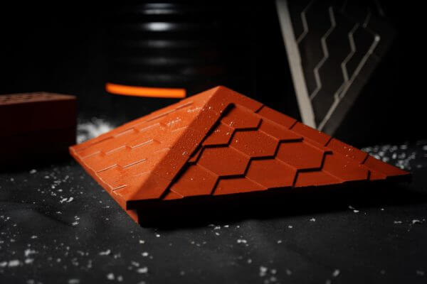 Колпак Zking Эверест Красный на столб 1.5х1.5 кирпича (390х390мм) в Одинцово фото