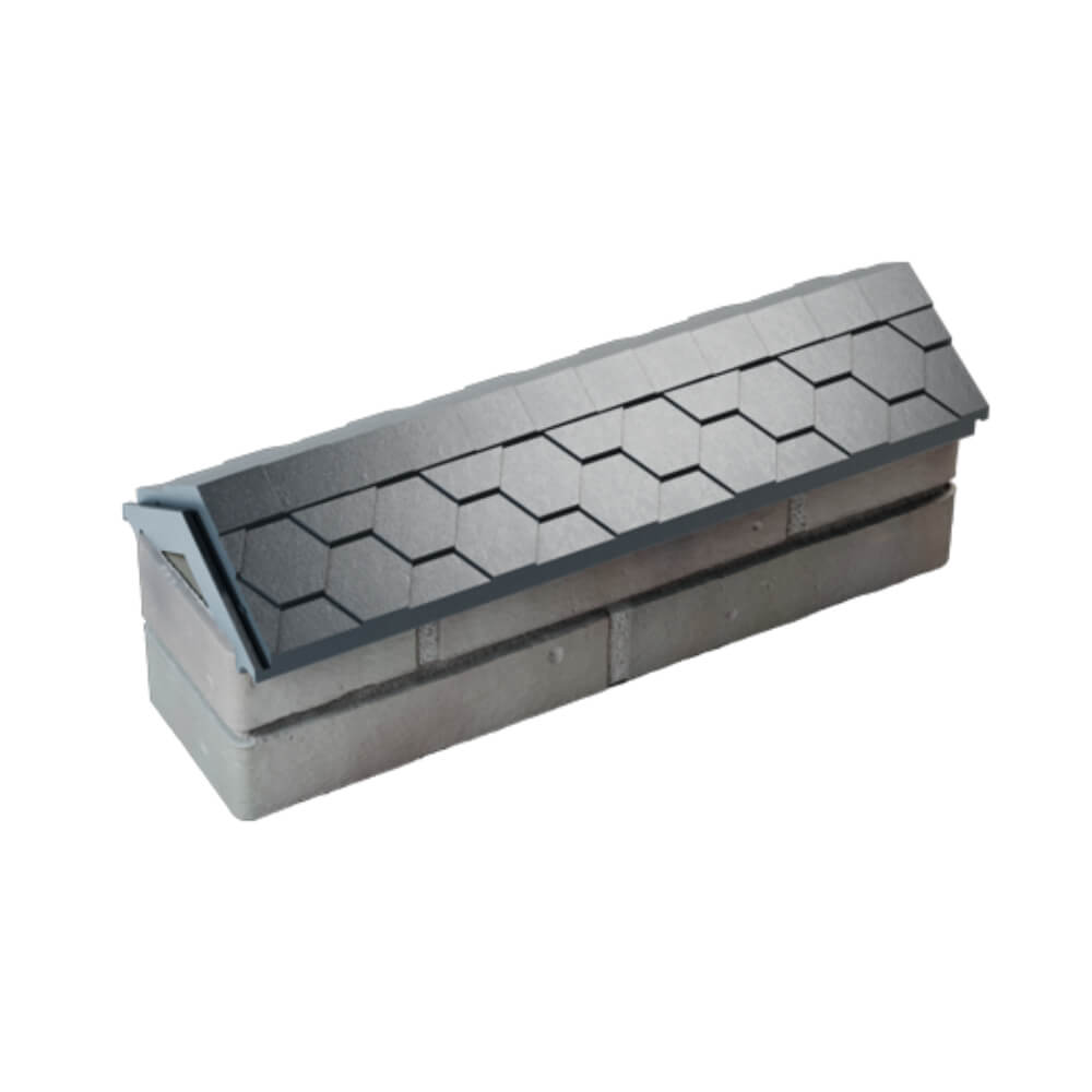 Парапет Zking Эверест Серый с посадкой на 0.5 кирпича (130мм) в Одинцово фото